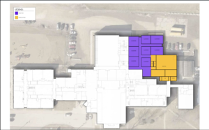 classroom aerial view